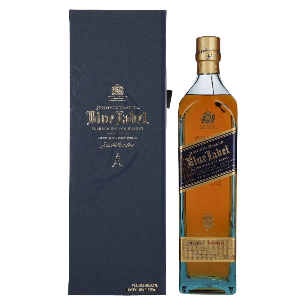 Whisky Johnnie Walker Blue Label 40% 1000 ml kartonik