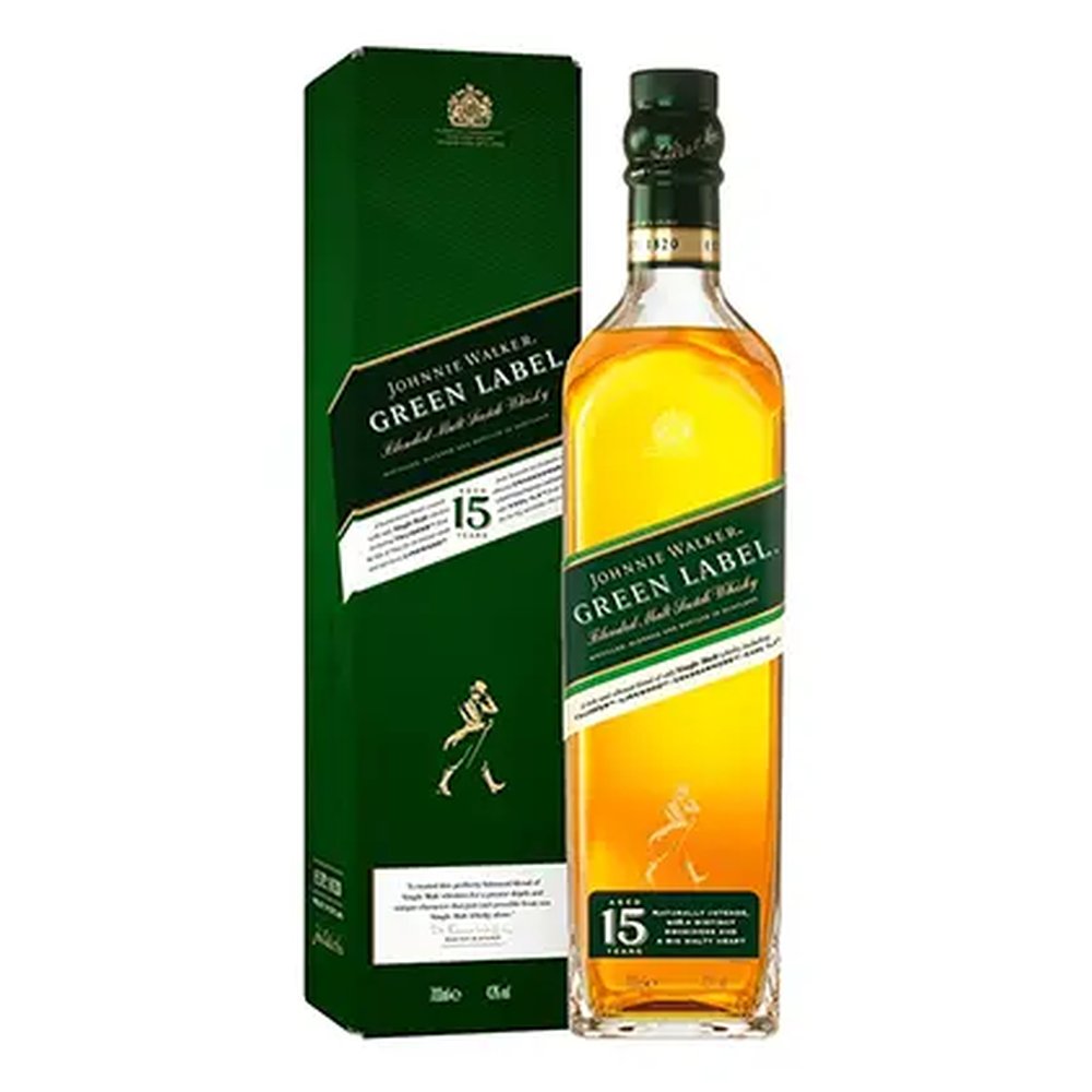 Whisky Johnnie Walker Green Label 15 YO 43% 1000 ml kartonik