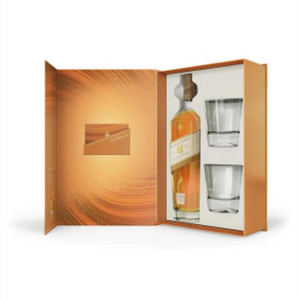 Whisky Johnnie Walker Gold Aged 18 YO + szklanki 40% 700 ml
