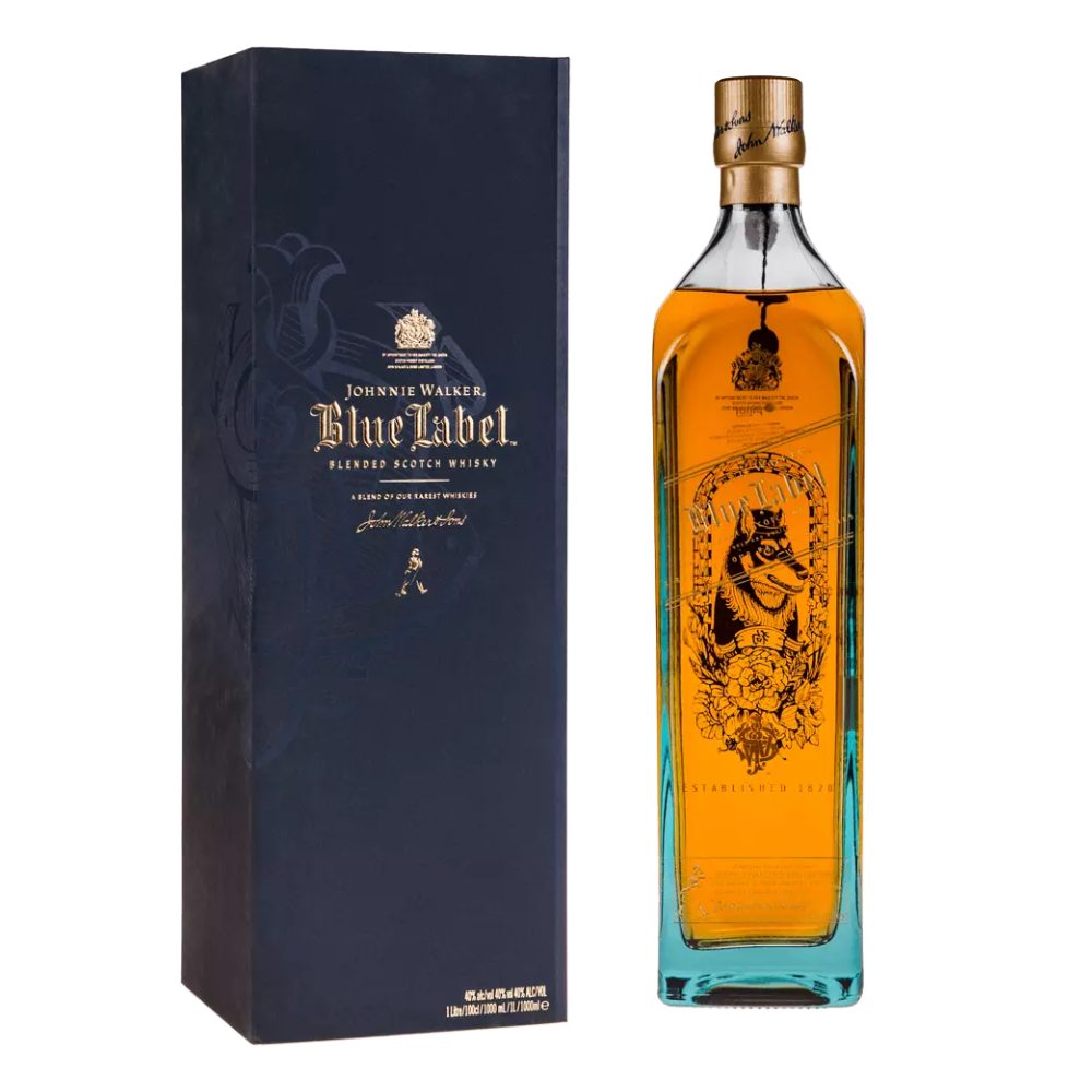 Whisky Johnnie Walker Blue Zodiac Dog 1000 ml kartonik